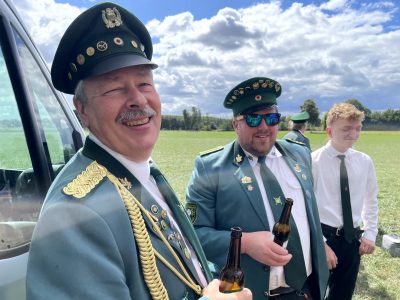 Schützenbund Talge-Langen beim Gemeindefest in Badbergen dabei