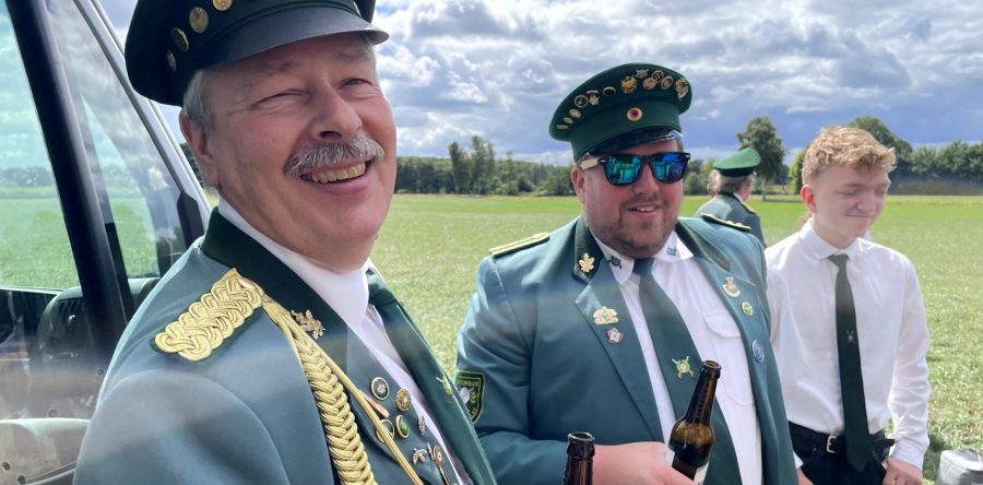 Schützenbund Talge-Langen beim Gemeindefest in Badbergen dabei